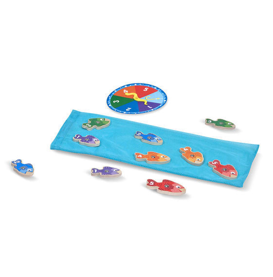 Melissa & Doug Magnetic Learning - Catch & Count Fishing Rod Set