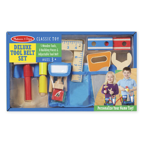 Melissa & Doug Classic Toys - Deluxe Tool Belt Set