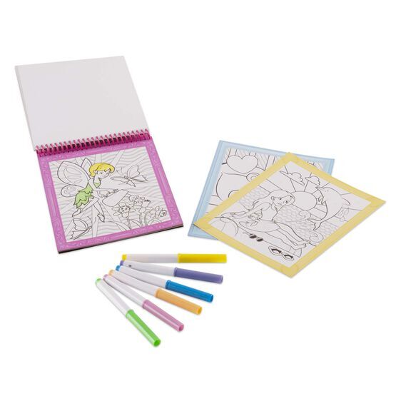 Melissa & Doug On The Go - Color by Numbers Book - Pink