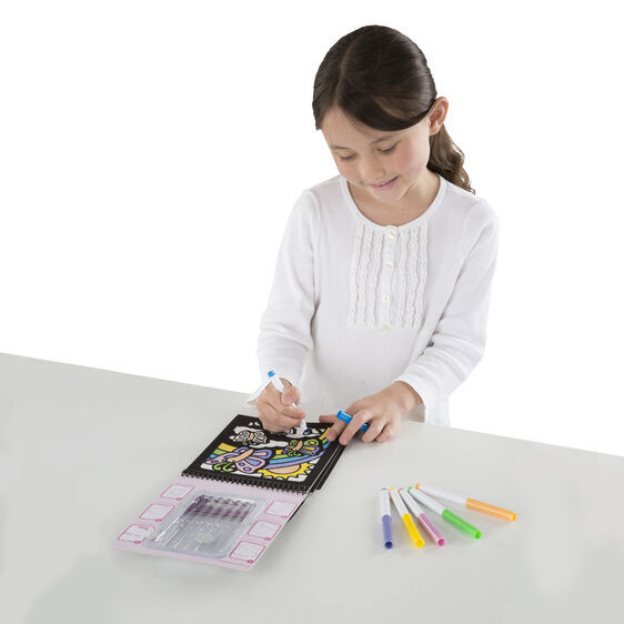 Melissa & Doug On The Go - Magic Velvet - Butterfly