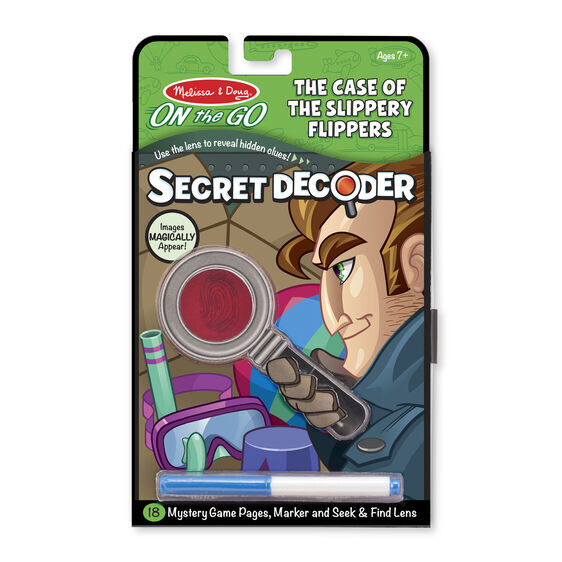 Melissa & Doug On The Go - Secret Decoder - Slippery Flippers