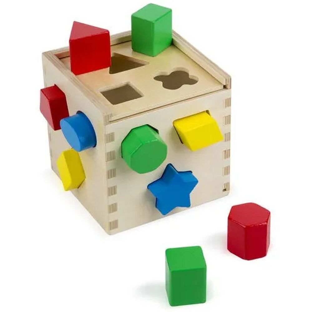 Melissa & Doug Classic Toy - Shape Sorting Cube