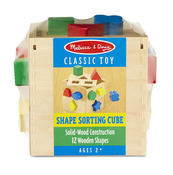 Melissa & Doug Classic Toy - Shape Sorting Cube