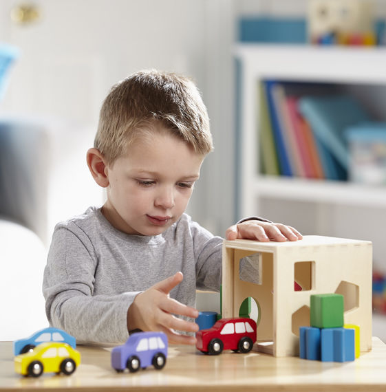 Melissa & Doug Classic Toy - Shape Sorting Cube