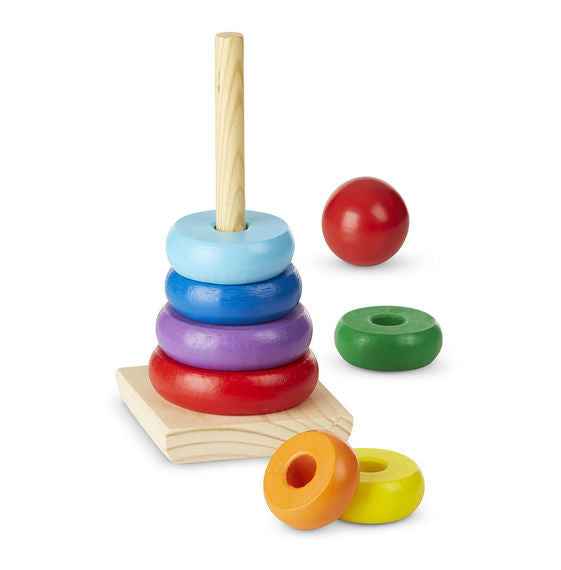 Melissa & Doug Classic Toy - Rainbow Stacker