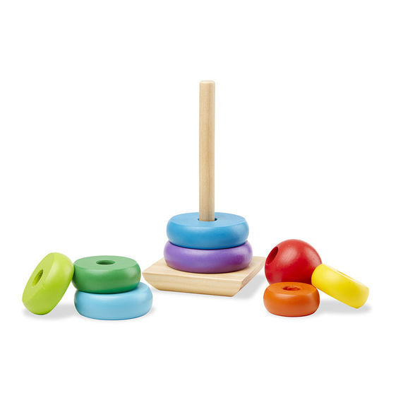 Melissa & Doug Classic Toy - Rainbow Stacker