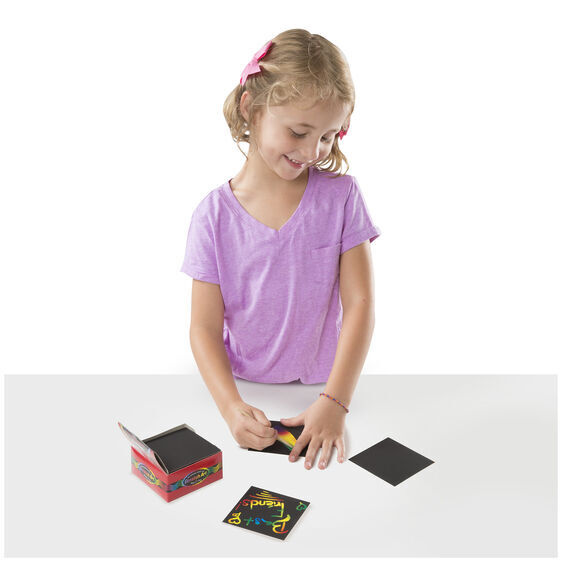 Melissa & Doug Scratch Art - Rainbow Mini Notes Box