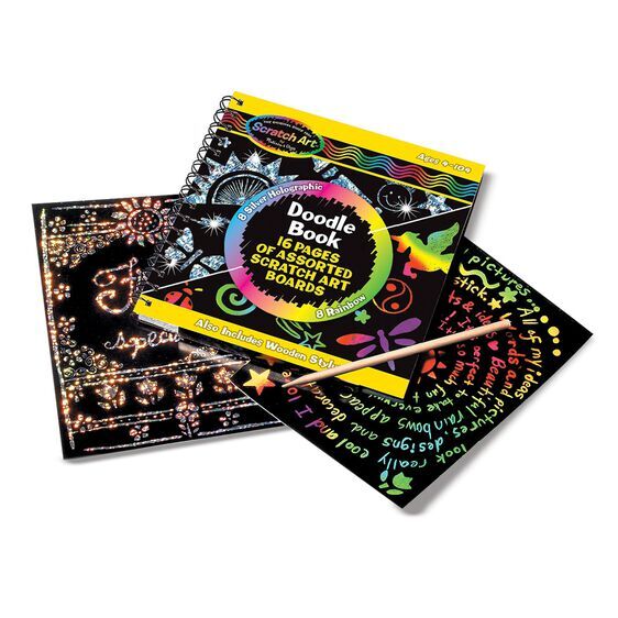 Melissa & Doug Scratch Art - Doodle Book
