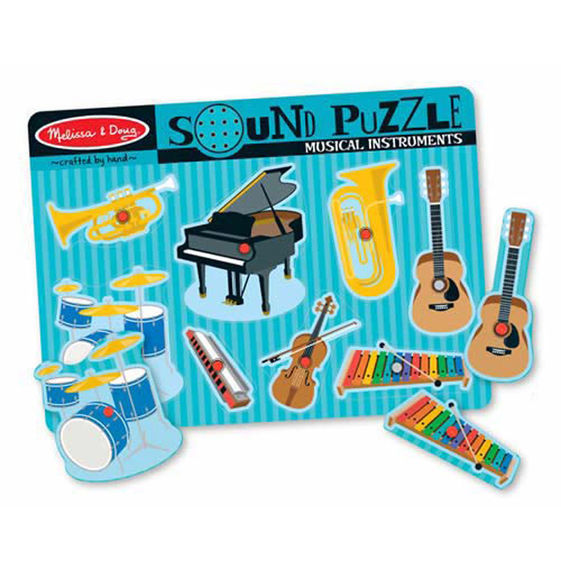 Melissa & Doug Sound Puzzle - Musical Instruments 8pc