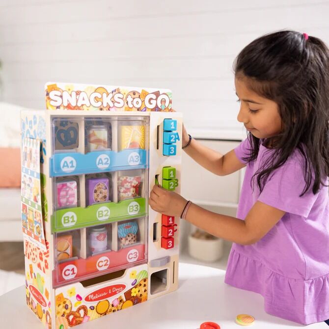 Melissa & Doug - Sort, Stock, Select Vending Machine Play Set