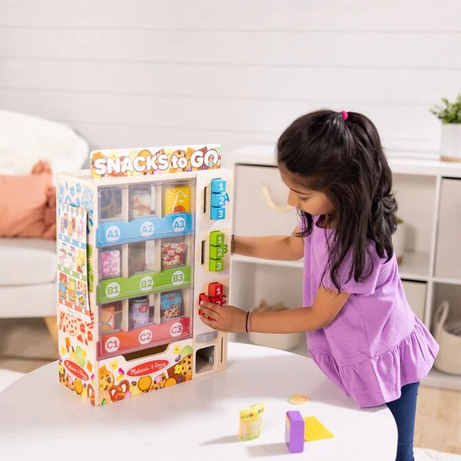 Melissa & Doug - Sort, Stock, Select Vending Machine Play Set