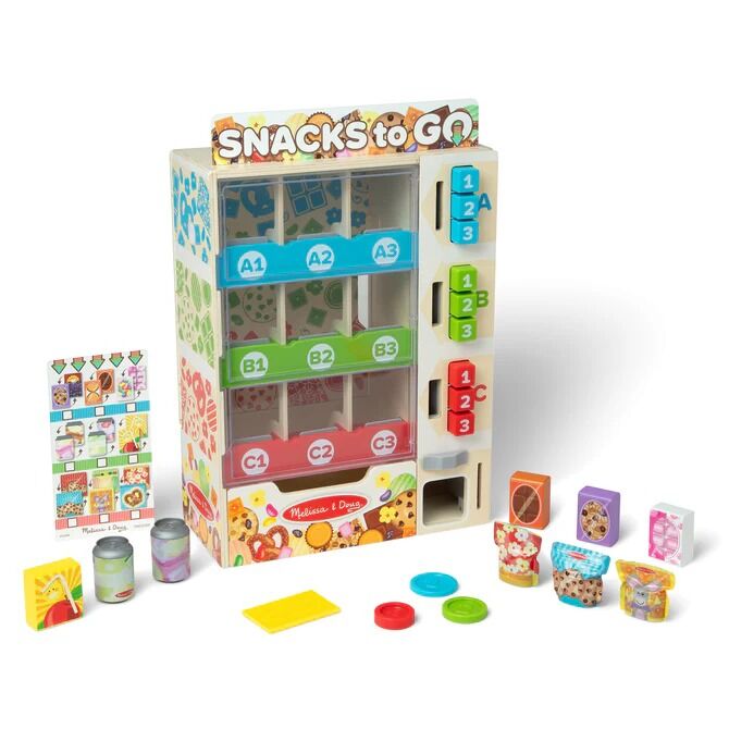 Melissa & Doug - Sort, Stock, Select Vending Machine Play Set