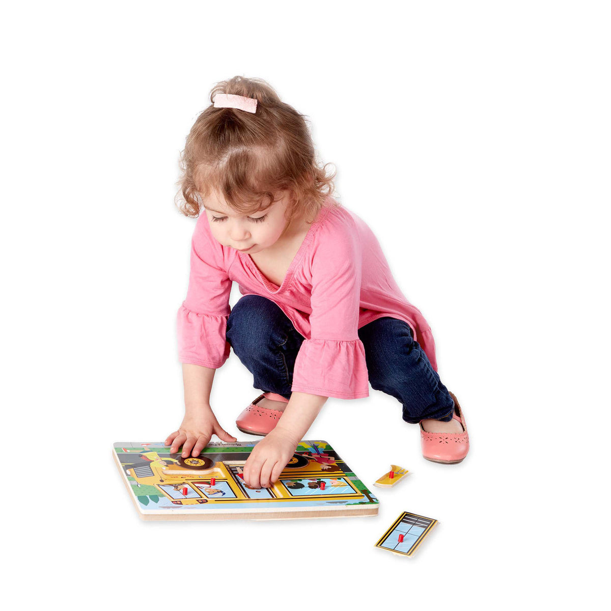 Melissa & Doug Song Puzzle - The Wheels on the Bus 6pc