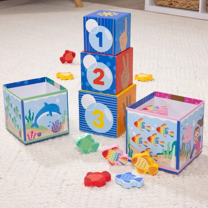 Melissa & Doug - Ms. Rachel Sort & Count Nesting Blocks