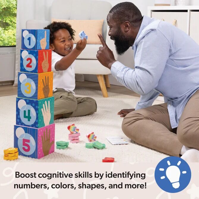 Melissa & Doug - Ms. Rachel Sort & Count Nesting Blocks
