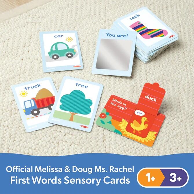 Melissa & Doug - Ms. Rachel First Words Sensory Cards