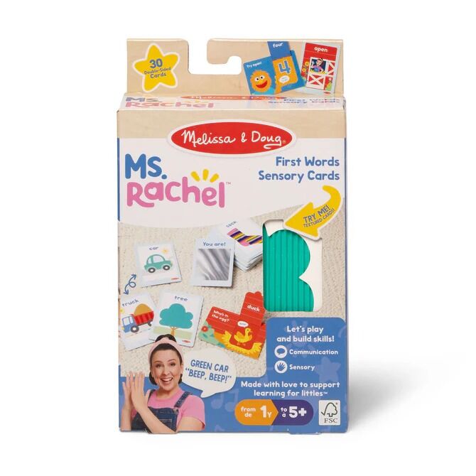 Melissa & Doug - Ms. Rachel First Words Sensory Cards