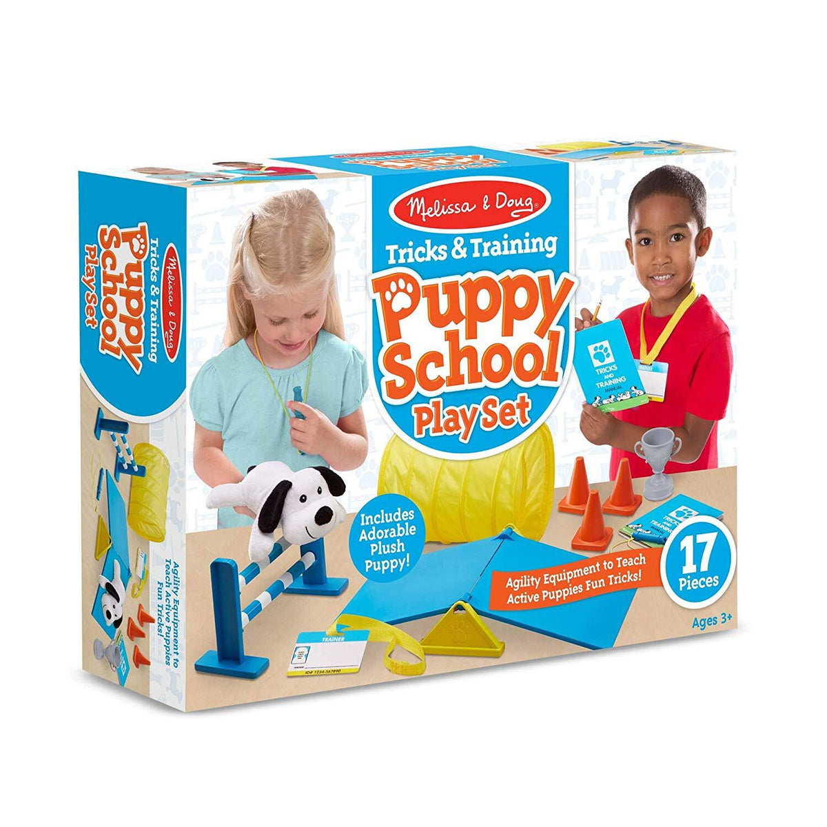 Melissa & Doug Pet Play - Tricks & Training Puppy School Play Set
