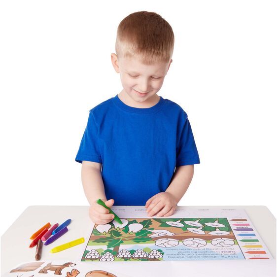 Melissa & Doug Activity Pad - Colours & Shapes