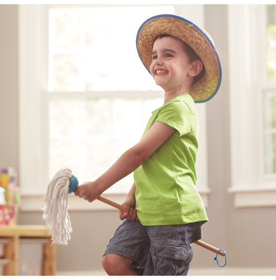 Melissa & Doug Let's Play House - Cleaning Kit with Stand (6pc)