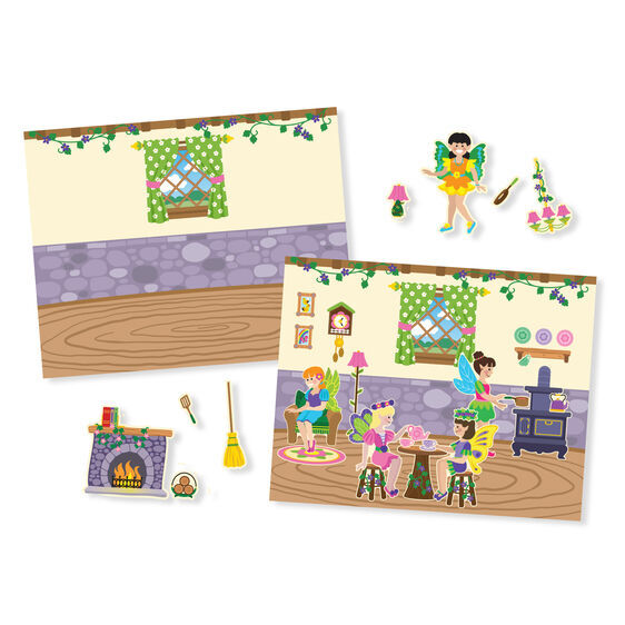 Melissa & Doug Reusable Sticker Pad - Fairies