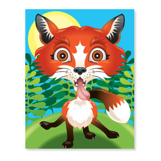 Melissa & Doug Sticker Pad Make-a-Face - Crazy Animals