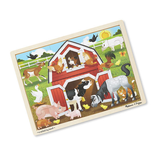 Melissa & Doug Jigsaw Puzzles - Barnyard 24pc