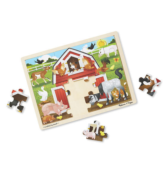 Melissa & Doug Jigsaw Puzzles - Barnyard 24pc