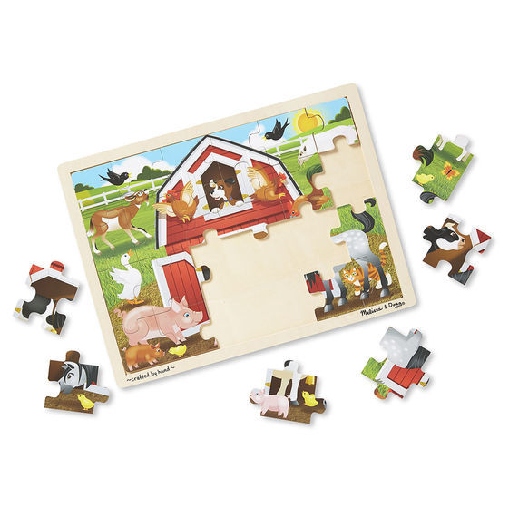 Melissa & Doug Jigsaw Puzzles - Barnyard 24pc