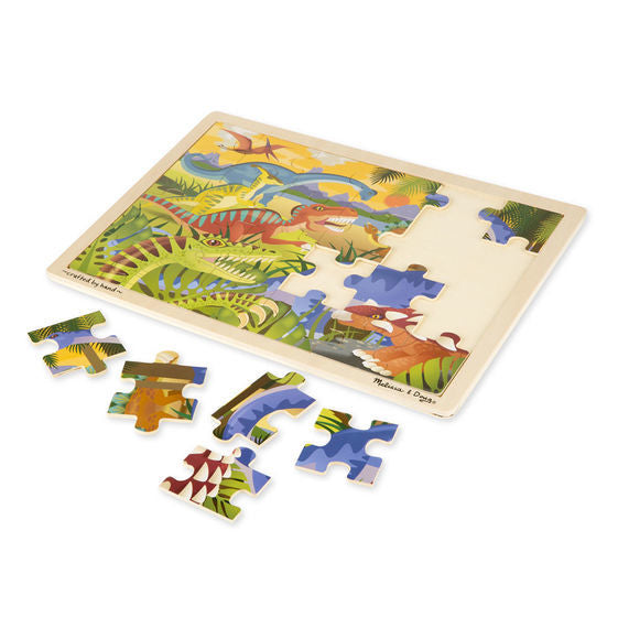 Melissa & Doug Jigsaw Puzzles - Dinosaurs 24pc