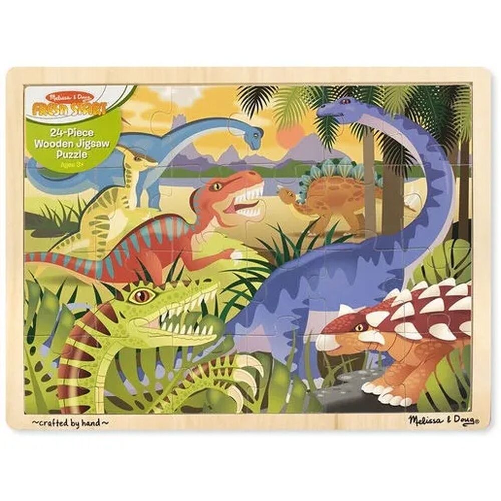Melissa & Doug Jigsaw Puzzles - Dinosaurs 24pc