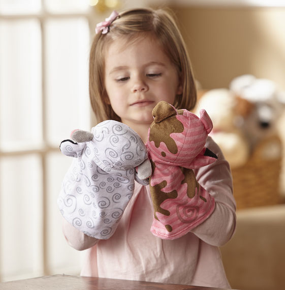Melissa & Doug Hand Puppets - Farm Friends