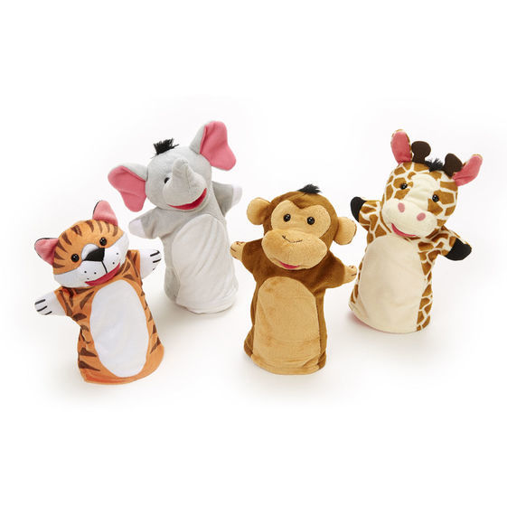 Melissa & Doug Hand Puppets - Zoo Friends