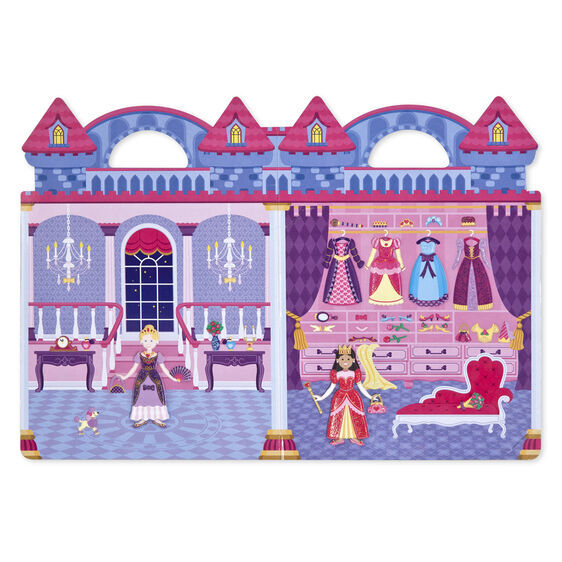 Melissa & Doug Reusable Puffy Sticker Play Set - Princess