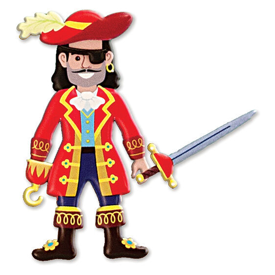 Melissa & Doug Reusable Puffy Sticker Play Set - Pirate