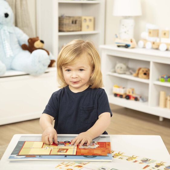 Melissa & Doug Reusable Sticker Pad - My Town