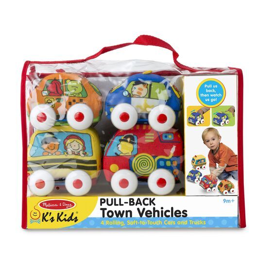 Melissa & Doug K' Kids - Pull-Back Vehicles