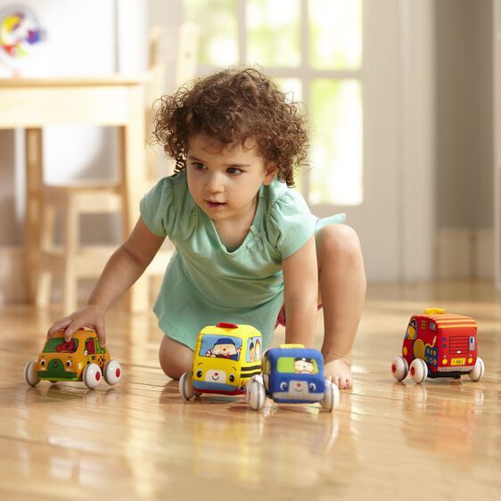 Melissa & Doug K' Kids - Pull-Back Vehicles