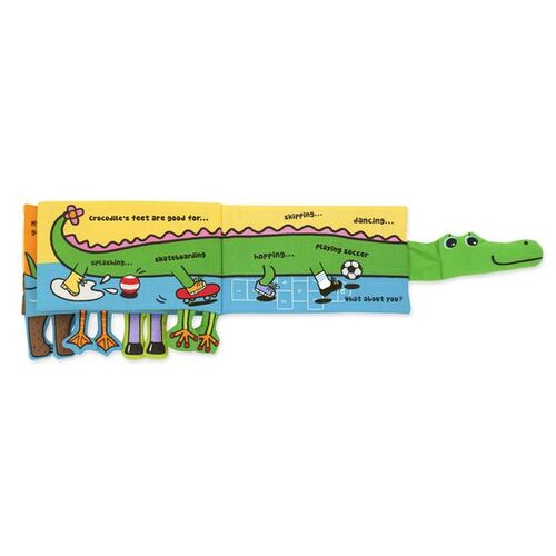 Melissa & Doug Soft Activity Book - Whose Feet?