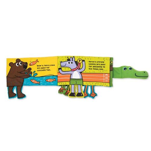 Melissa & Doug Soft Activity Book - Whose Feet?