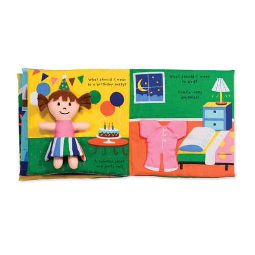 Melissa & Doug Soft Activity Book - What Should I Wear?