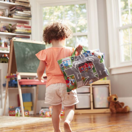 Melissa & Doug K' Kids - Take-Along Town Play Mat