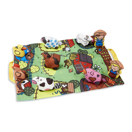 Melissa & Doug K' Kids - Take-Along Farm Play Mat