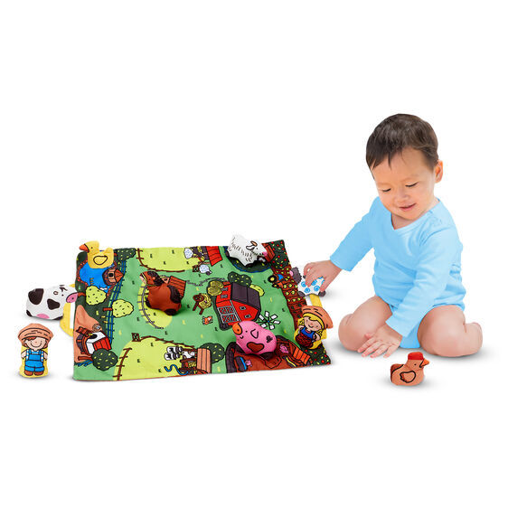 Melissa & Doug K' Kids - Take-Along Farm Play Mat