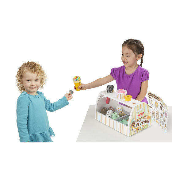 Melissa & Doug Kitchen Play - Scoop & Serve Ice Cream Counter