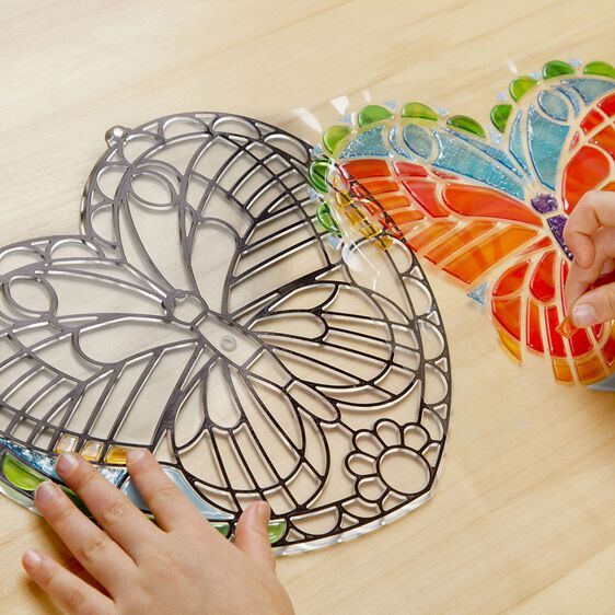 Melissa & Doug Stained Glass Made Easy - Butterfly