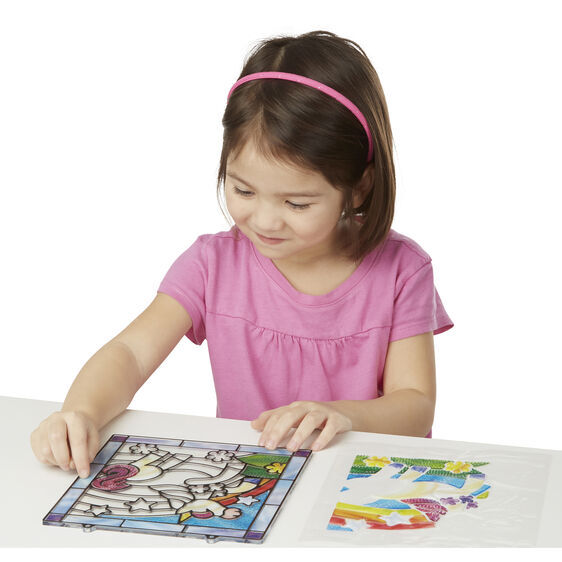Melissa & Doug Stained Glass Made Easy - Unicorn