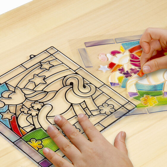 Melissa & Doug Stained Glass Made Easy - Unicorn