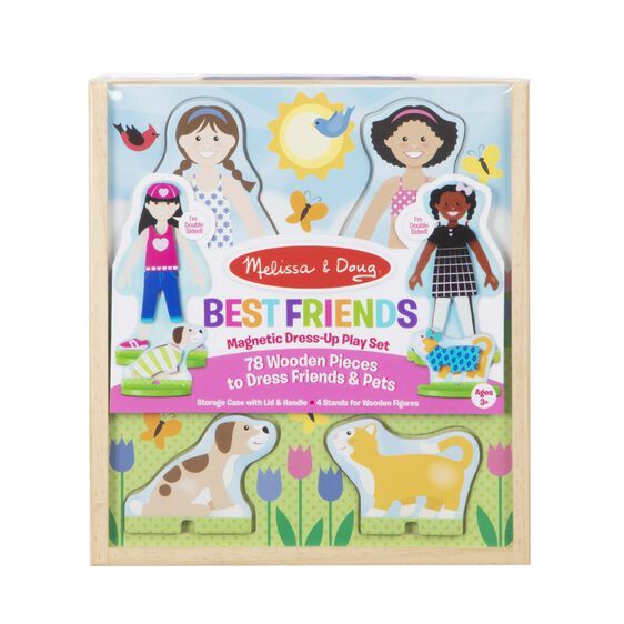Melissa & Doug Magnetic Dress-Up Set - Best Friends