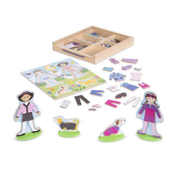 Melissa & Doug Magnetic Dress-Up Set - Best Friends